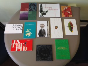 annual reports on table